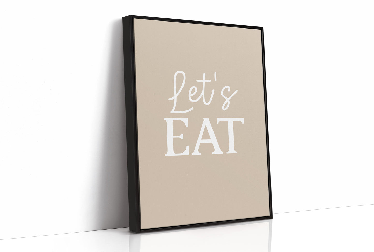 Lets Eat Kitchen Wall Quote