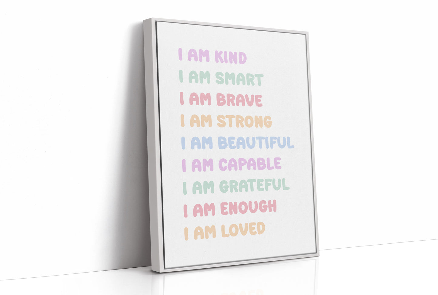 I Am Enough Affirmation Quote Print