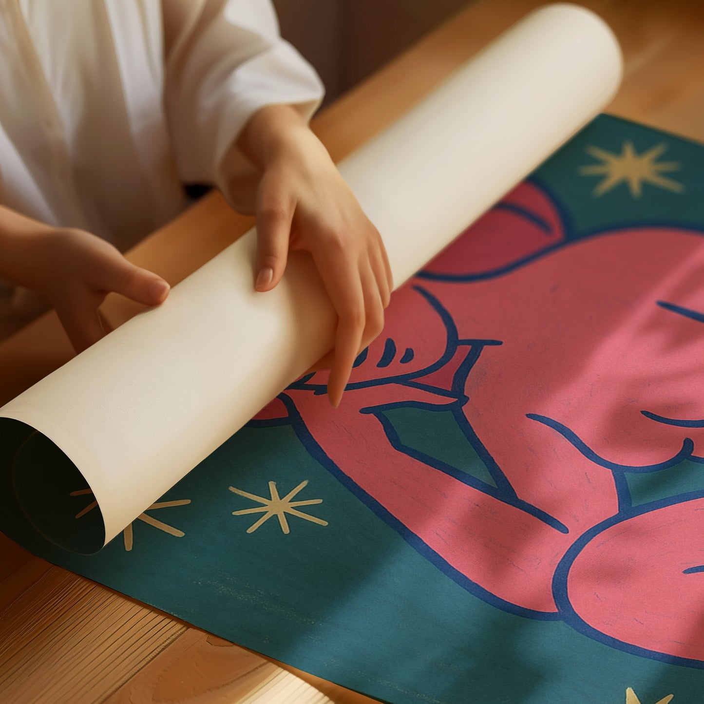 Midnight Muse in Neon Dreams