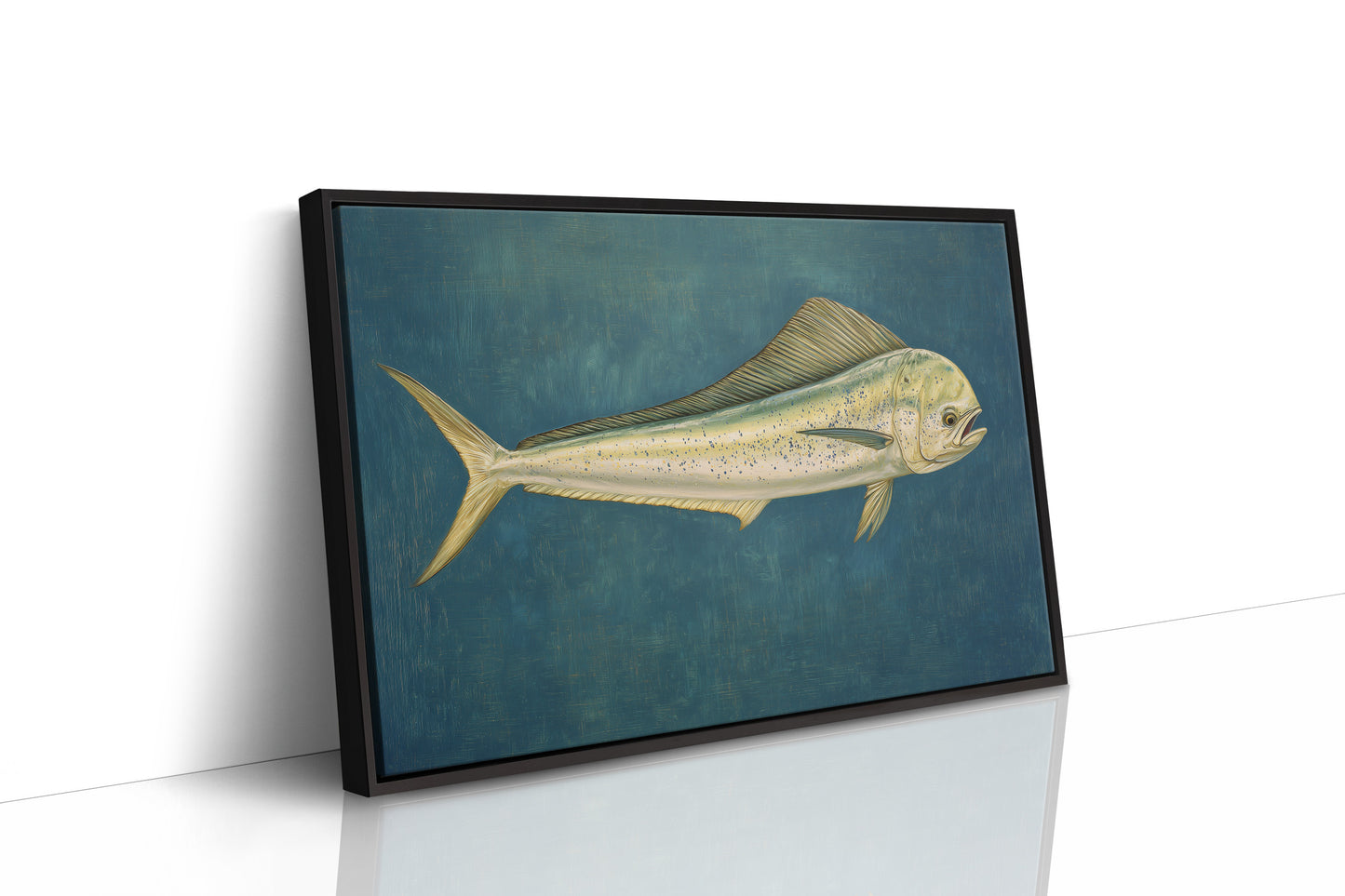 Mahi Drifts Through Teal Depths