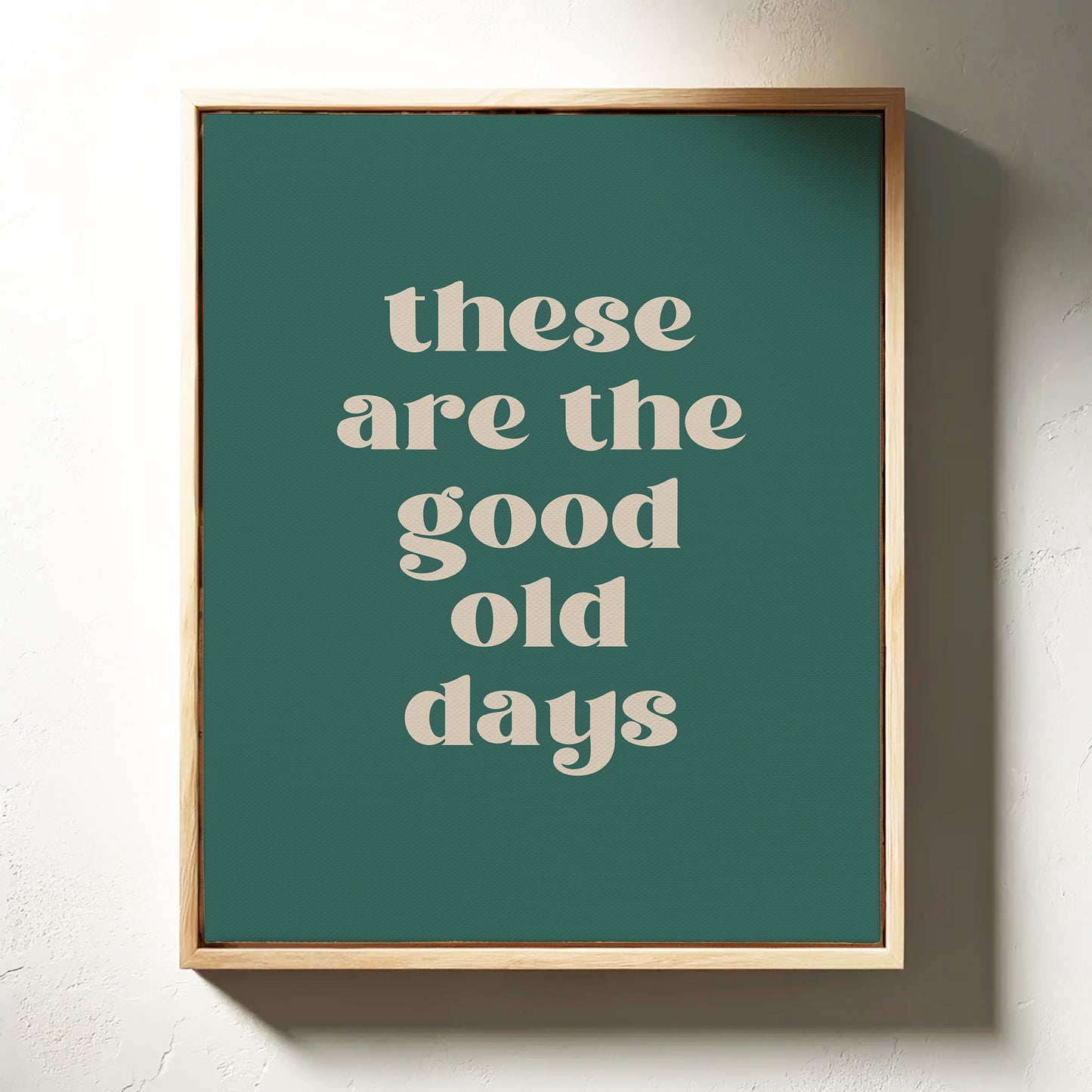 The Good Old Days – Right Now Is It