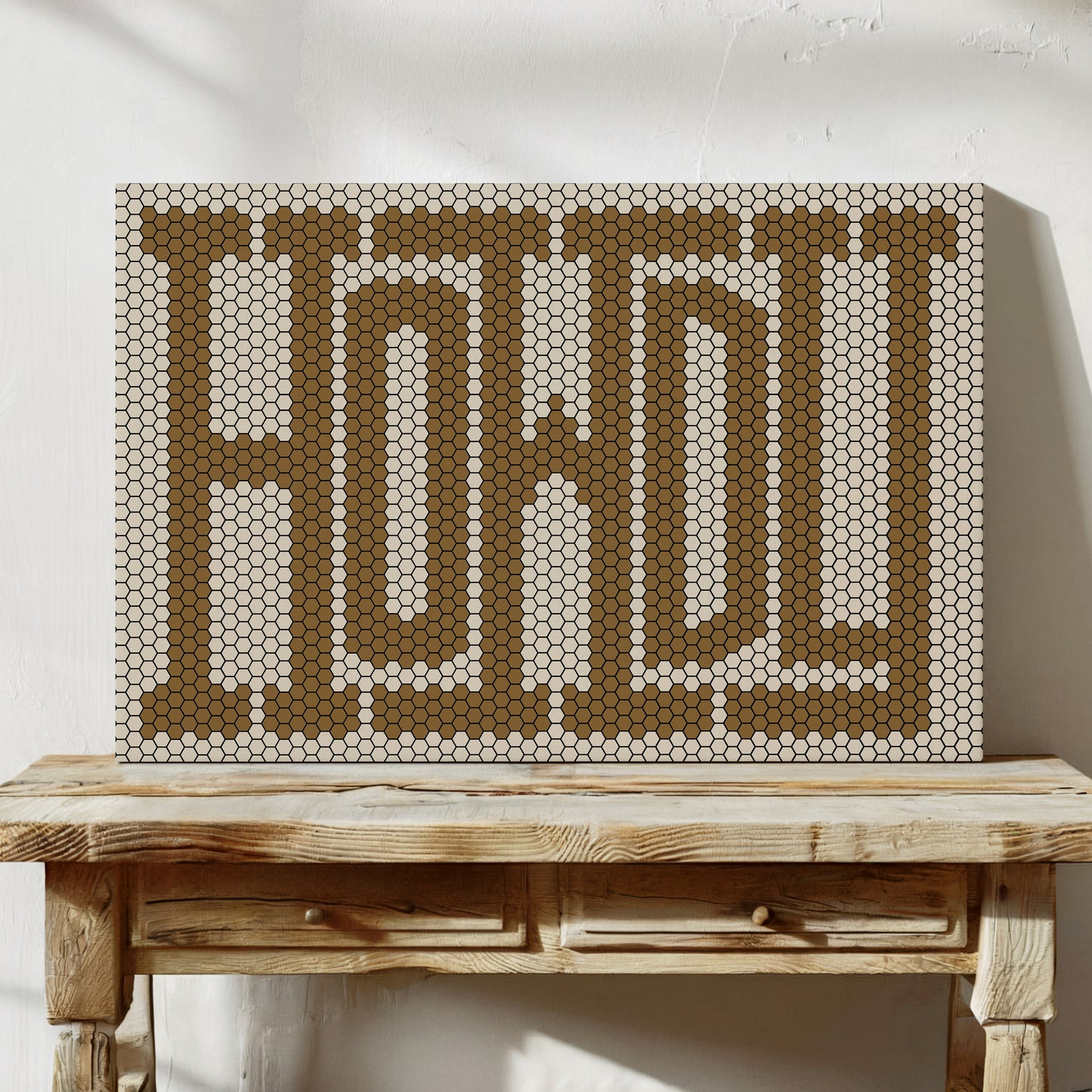 Howdy Western Mosaic Wall Greeting