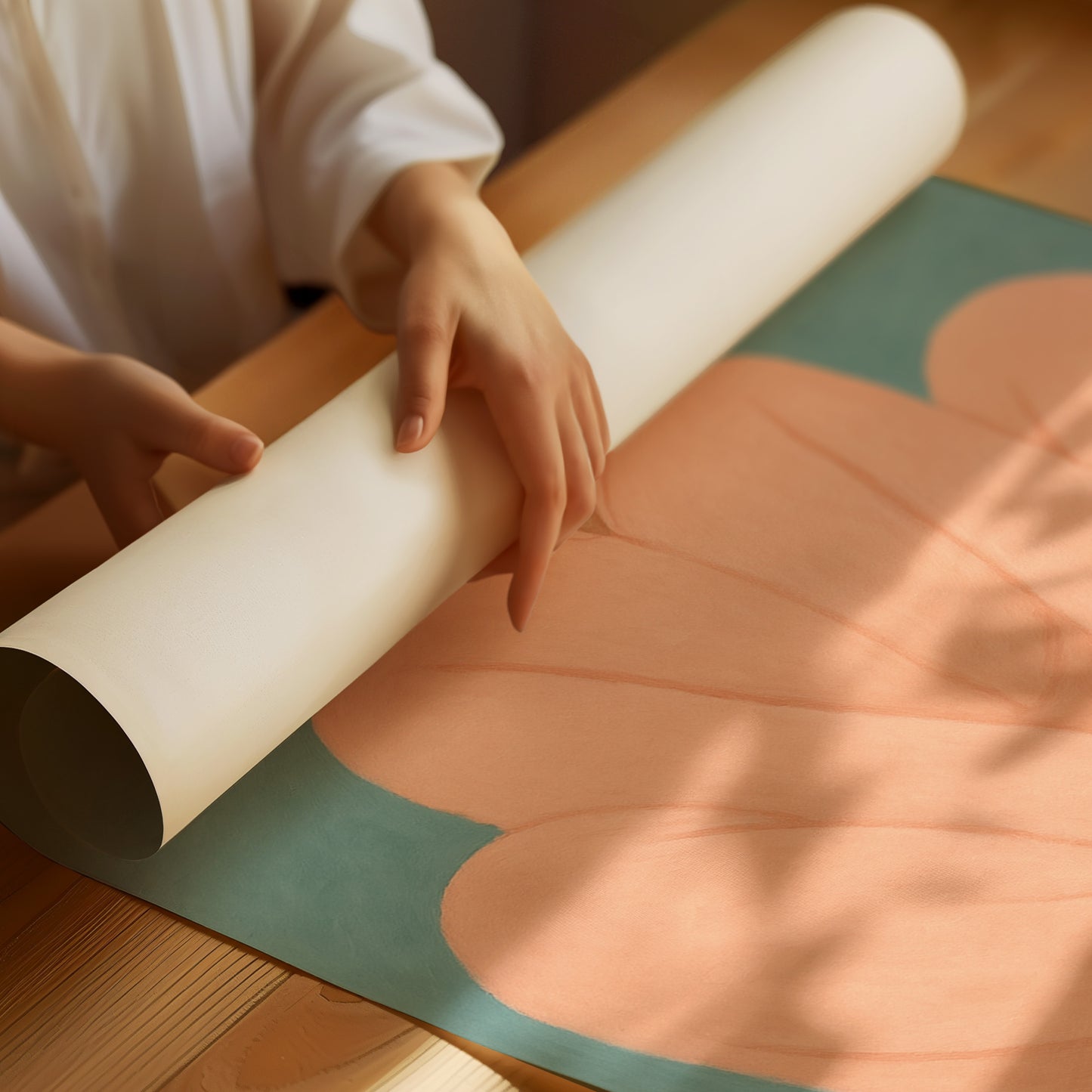 Soft Stillness in Blush