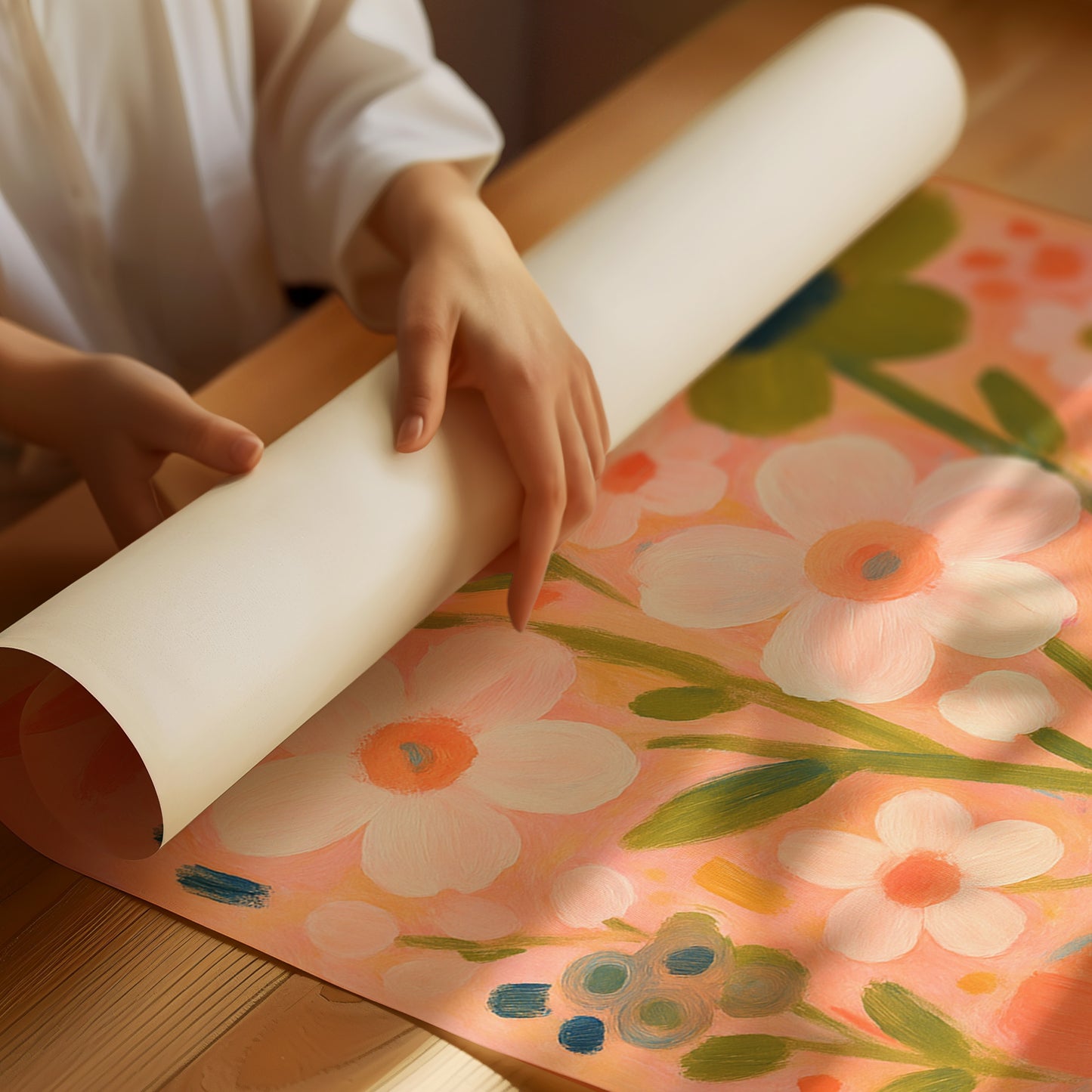 Blush Garden in Full Bloom