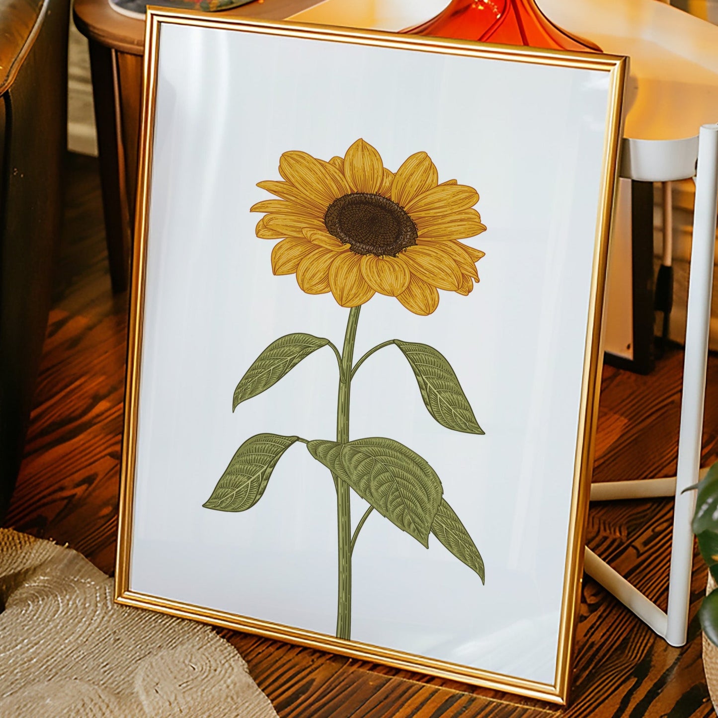 Golden Petals Follow Morning Light