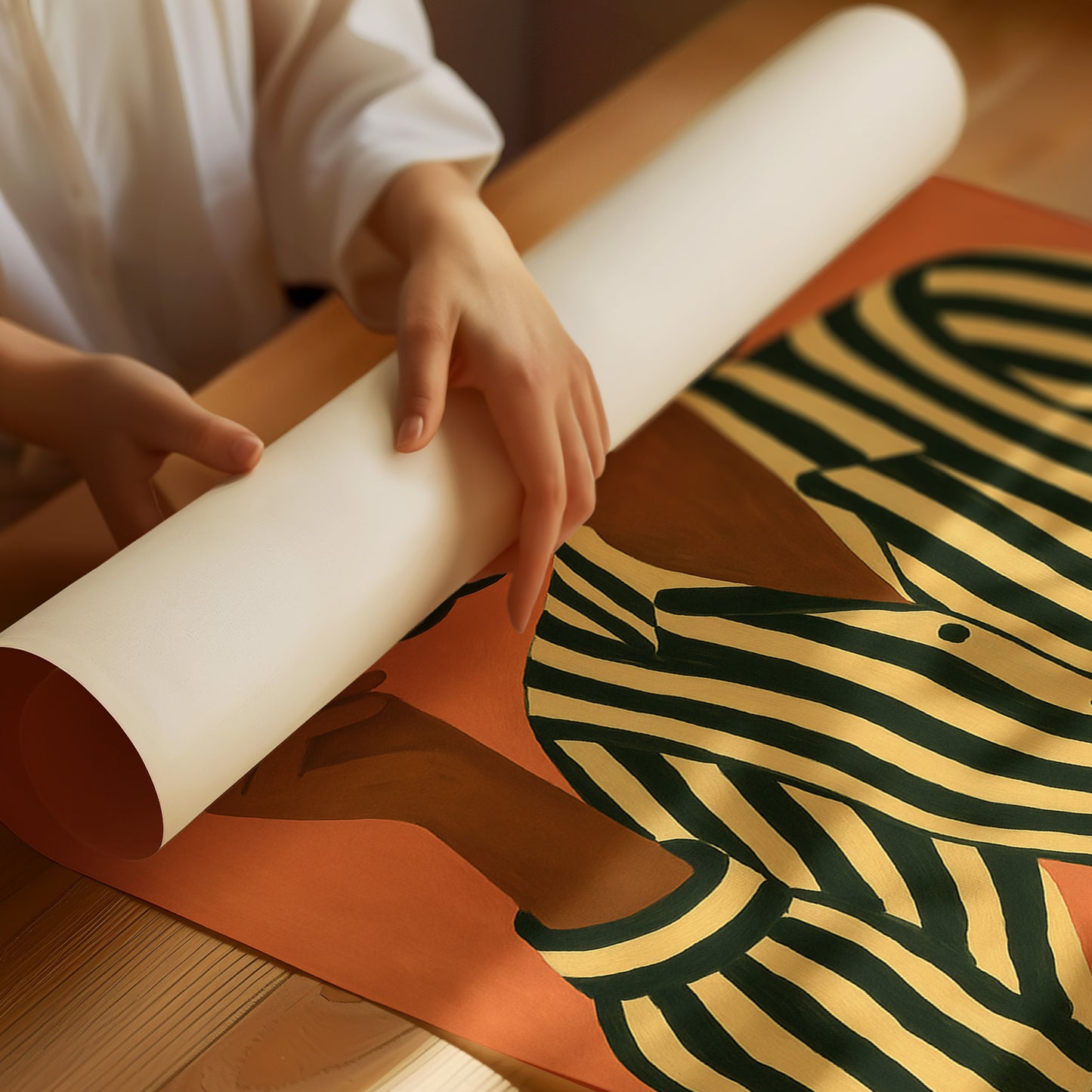 Striped Silence and Golden Hoop