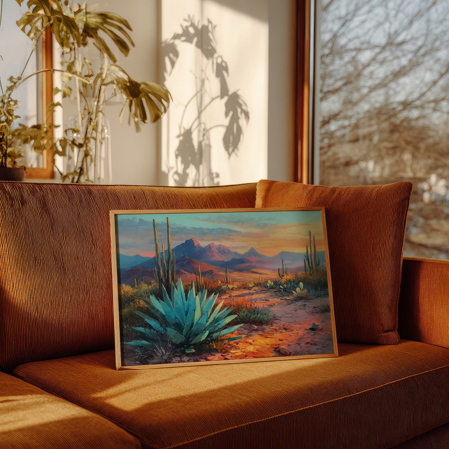 Blue Agave Greets Desert Dawn