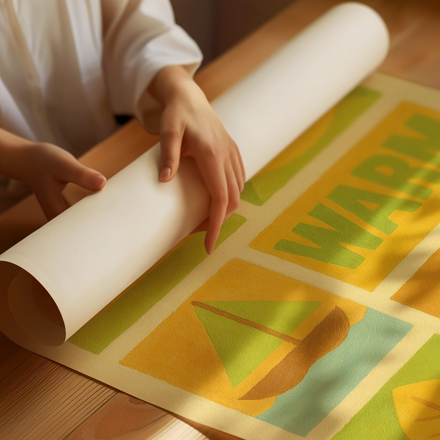 Warm Days with Frog and Sun