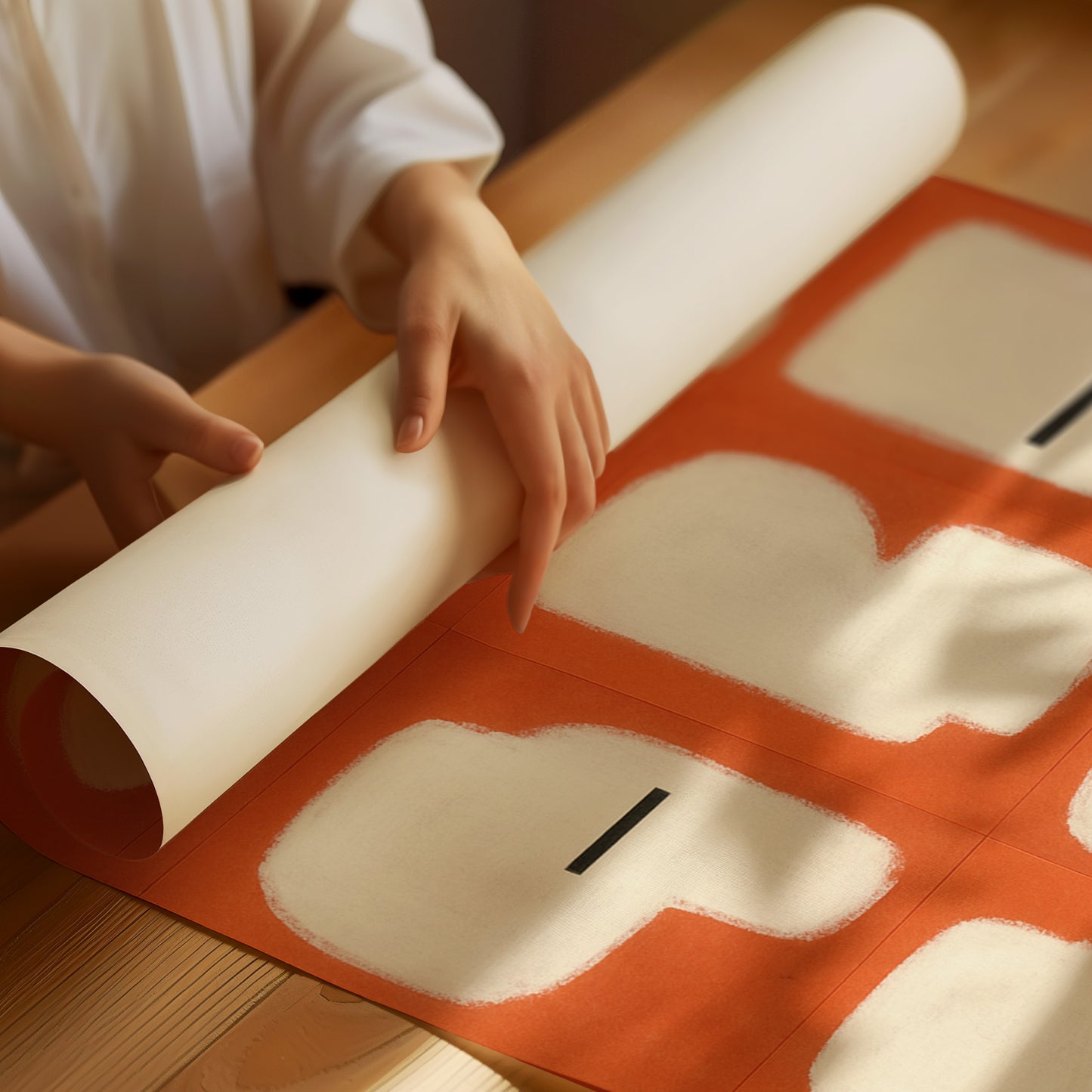 Minimal Shapes on Burnt Orange Grid