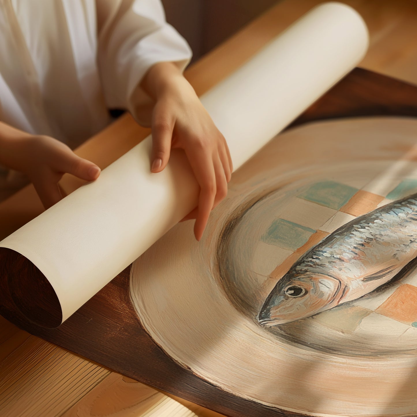 Pesce on a Checkered Plate