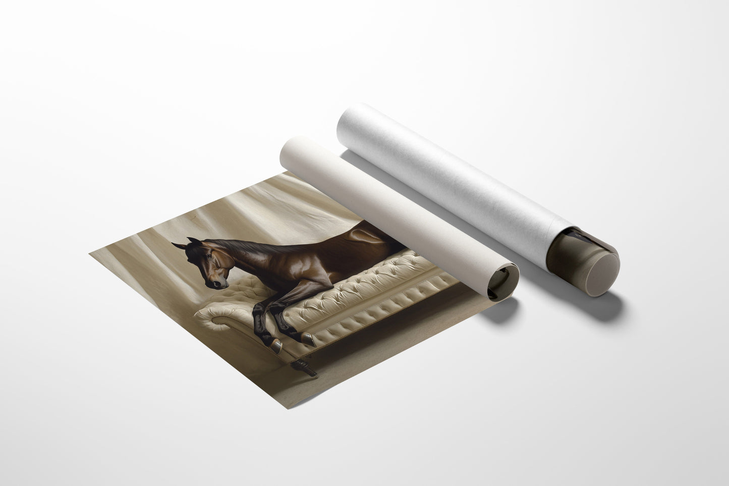 Surreal Horse Lounge Fine Art Print