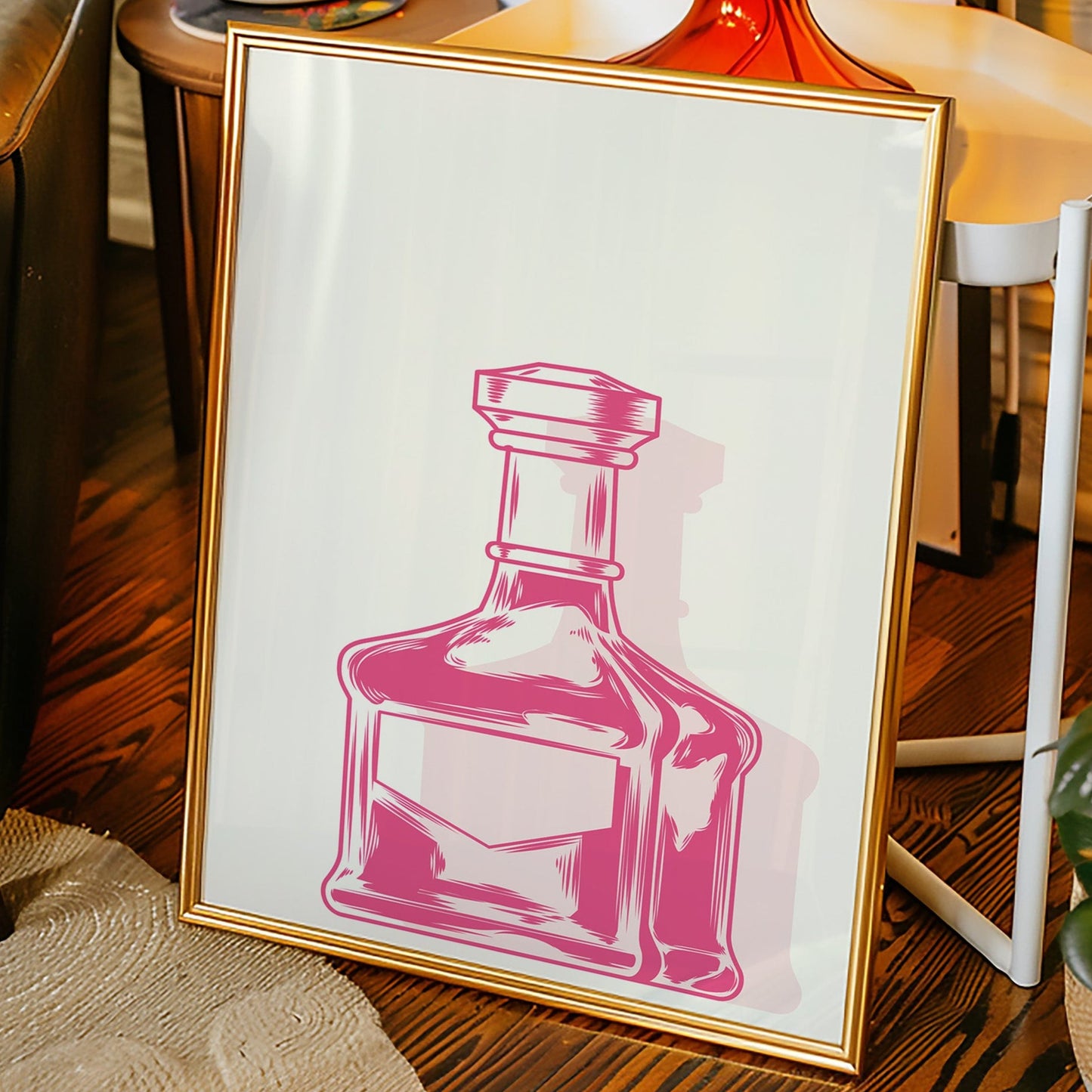 Pink Crystal Holds Midnight Stories