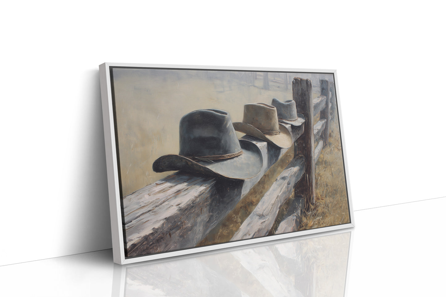 Weathered Legacy: Cowboy Hats at Rest