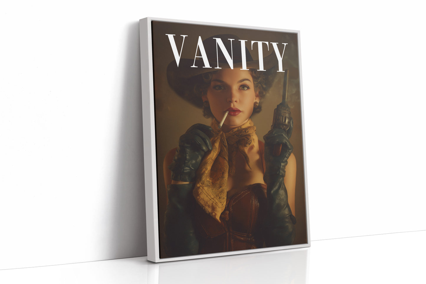 Vanity Western Cowgirl Portrait