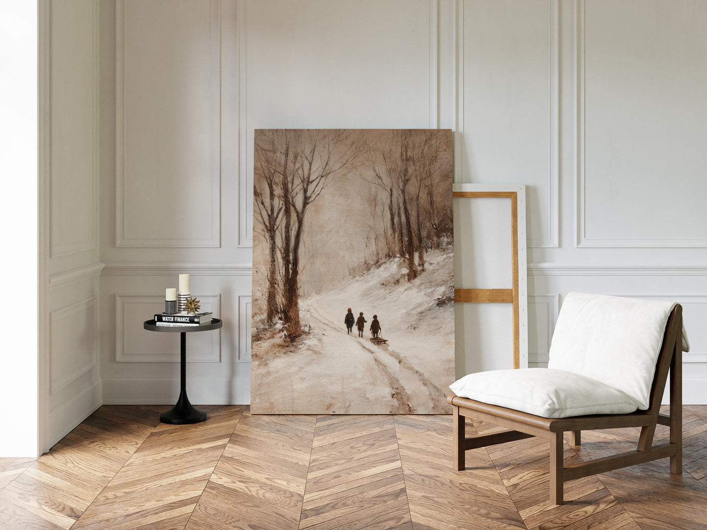 Footsteps Through Winter's Embrace