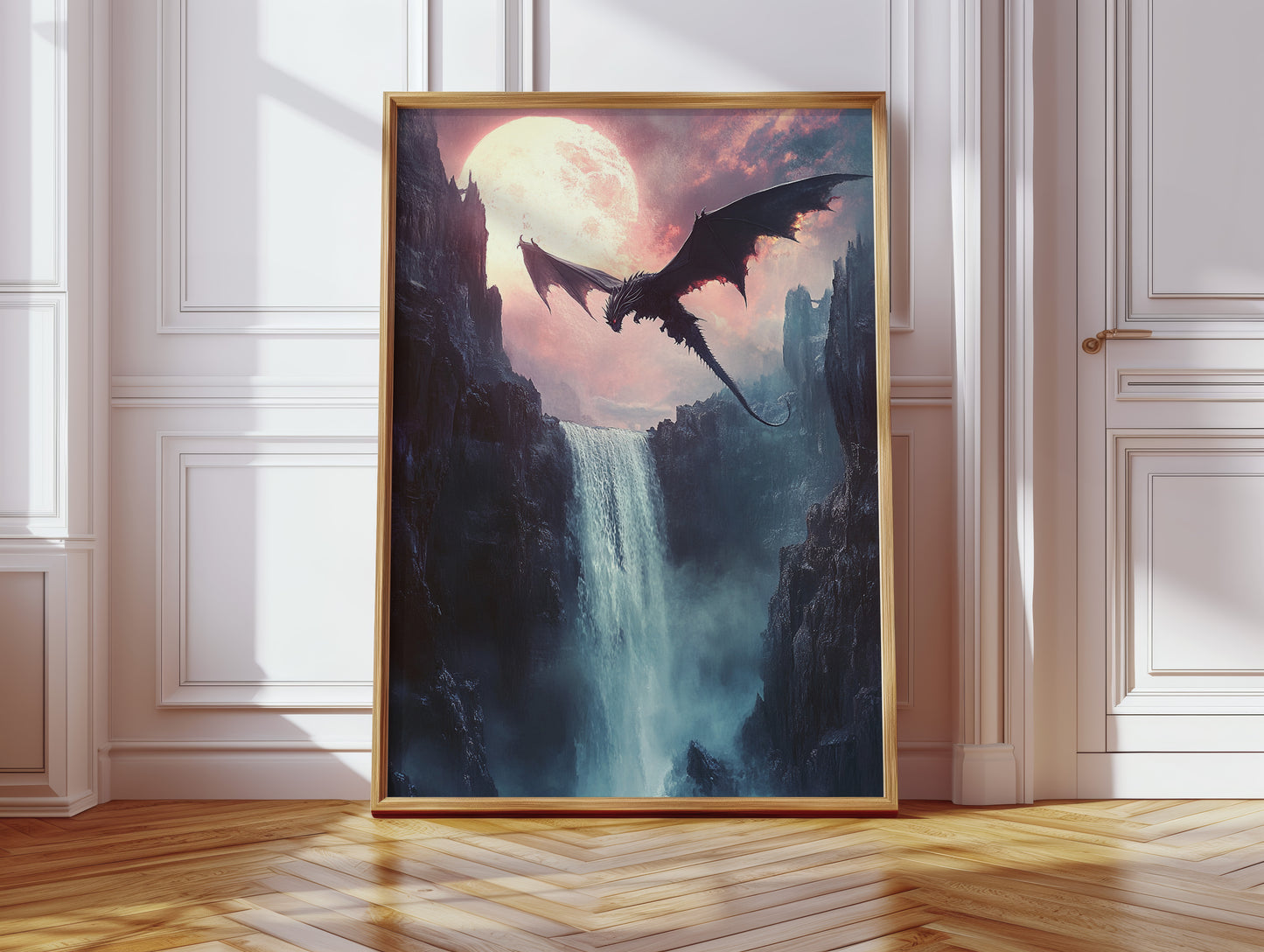Beneath The Moonlit Cascade