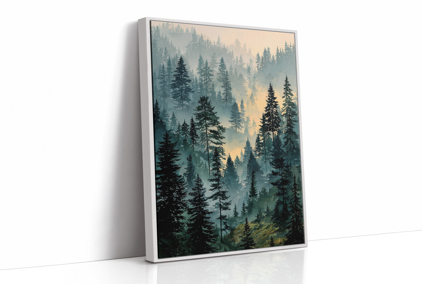 Where The Pines Lean Into Morning