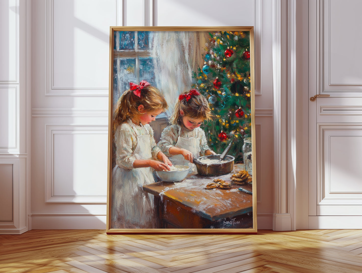 Baking Memories Beneath Twinkling Lights