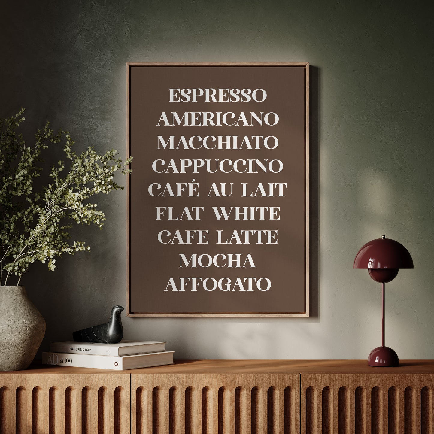 Barista Poetry In Chocolate Brown