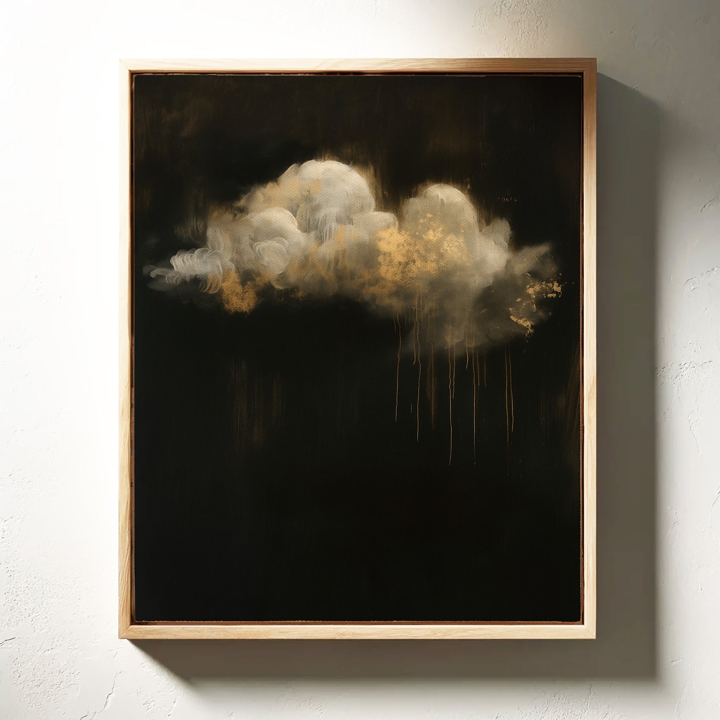 Gold Rain Beneath a Quiet Cloud