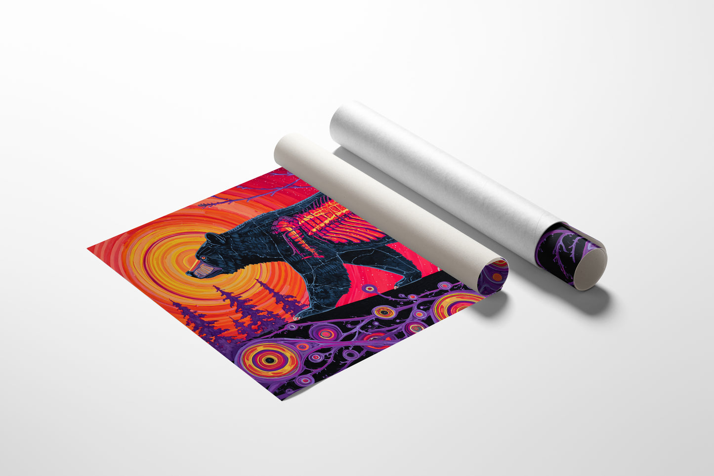 Spirit Bear's Inner Fire Glows