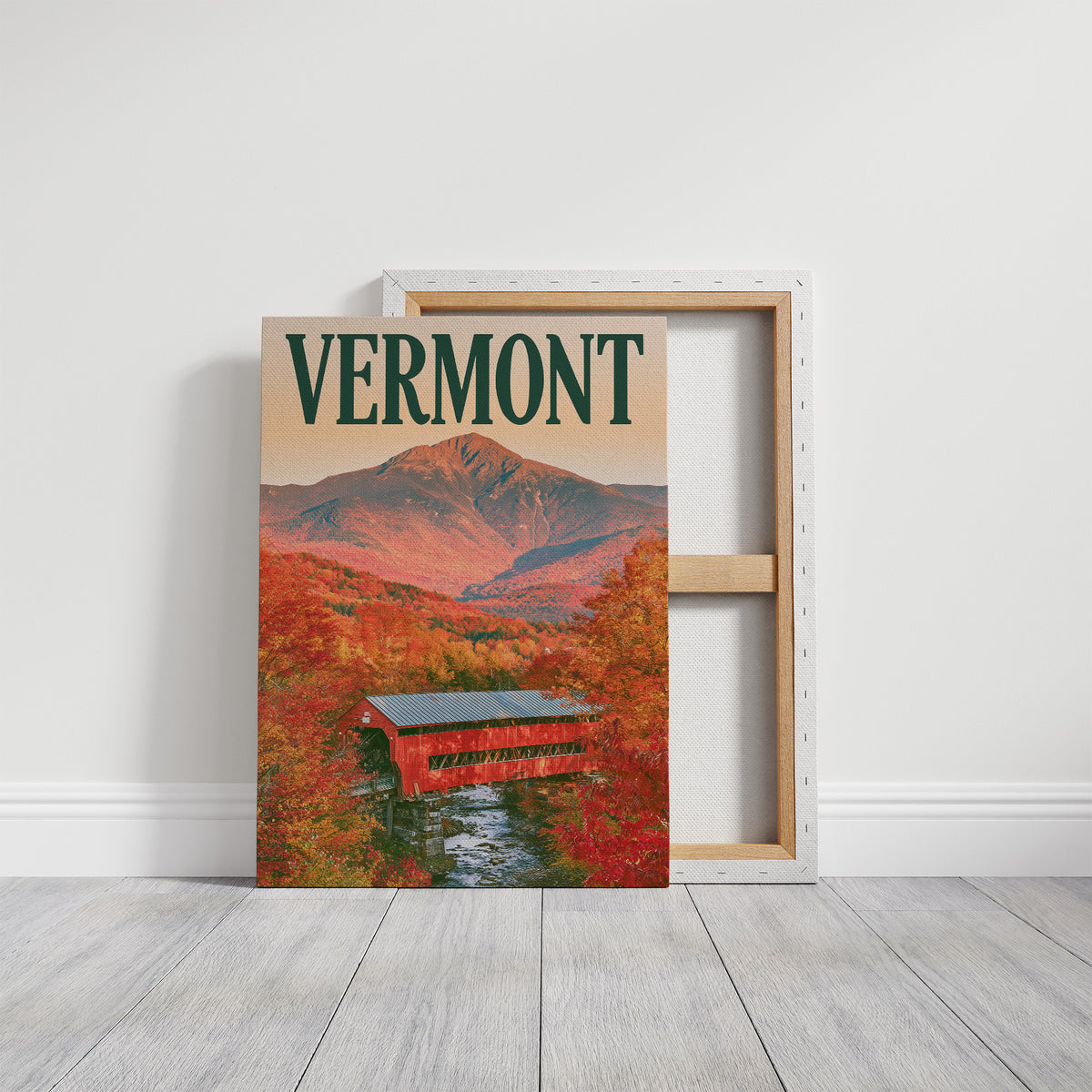 Vermont Covered Bridge Autumn