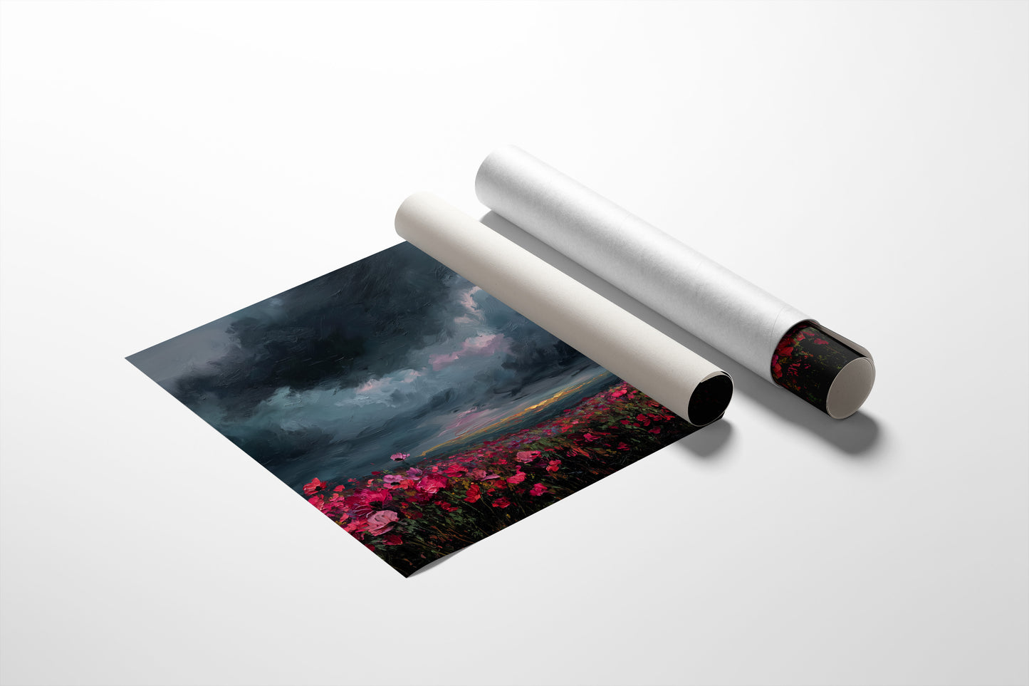 Storm Blooms Against Darkened Sky