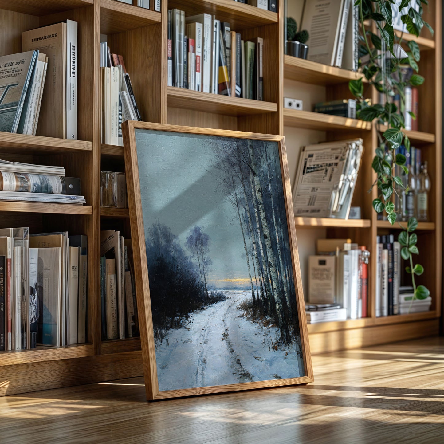 Pathway Through Winter's Embrace