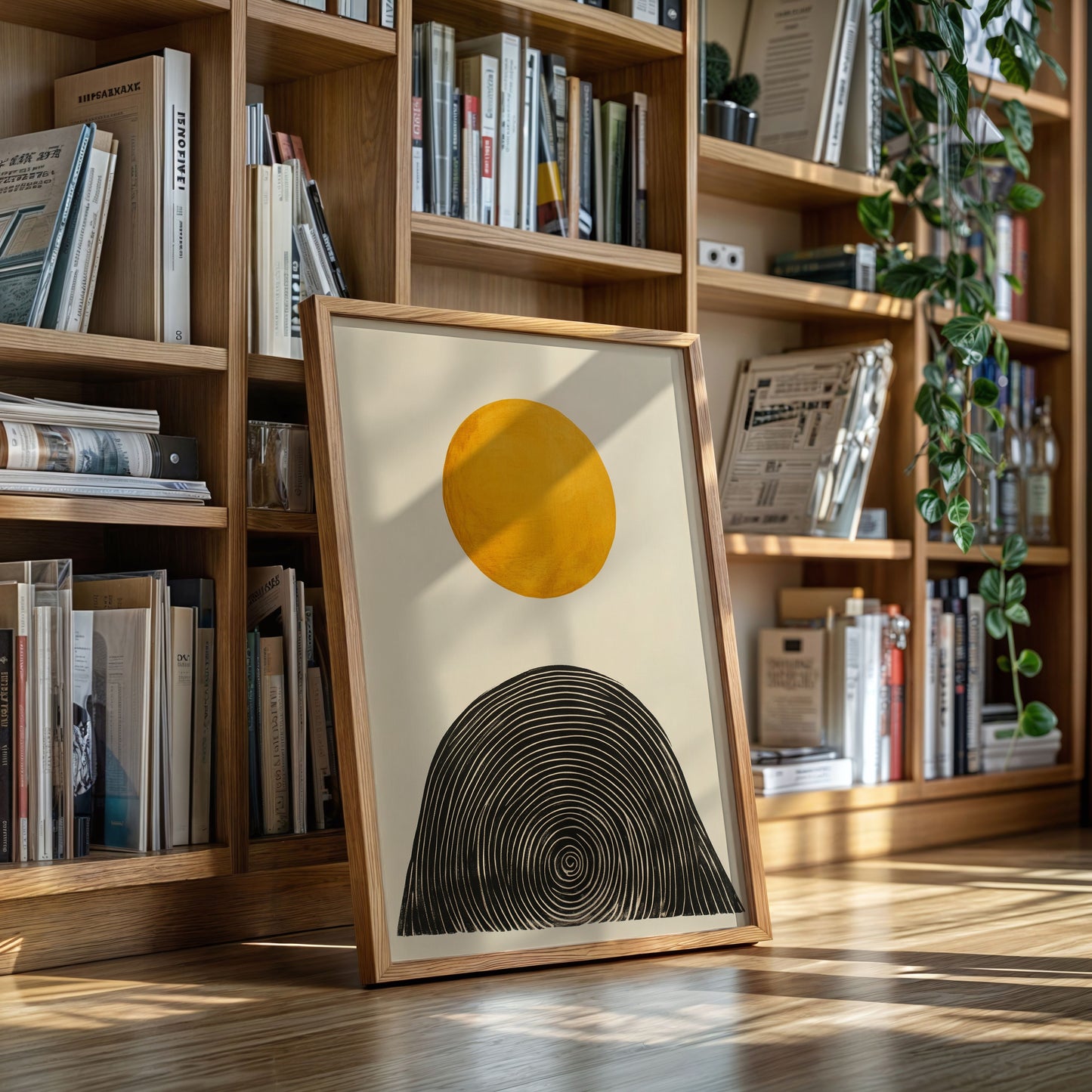 Solar Balance in Black and Gold