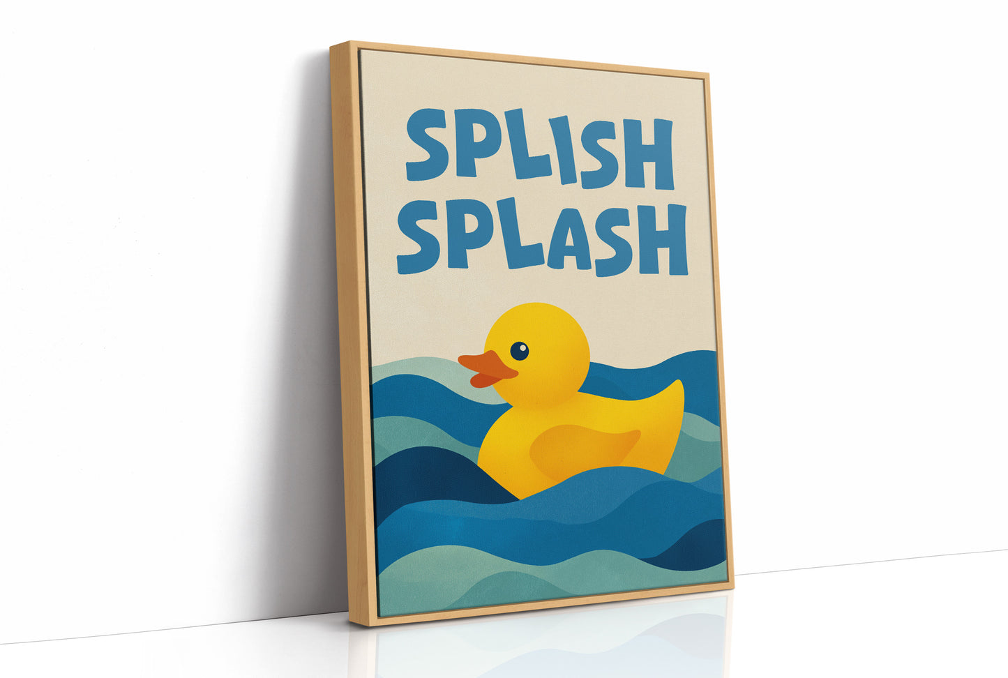 Sunny Duck in Rolling Waves