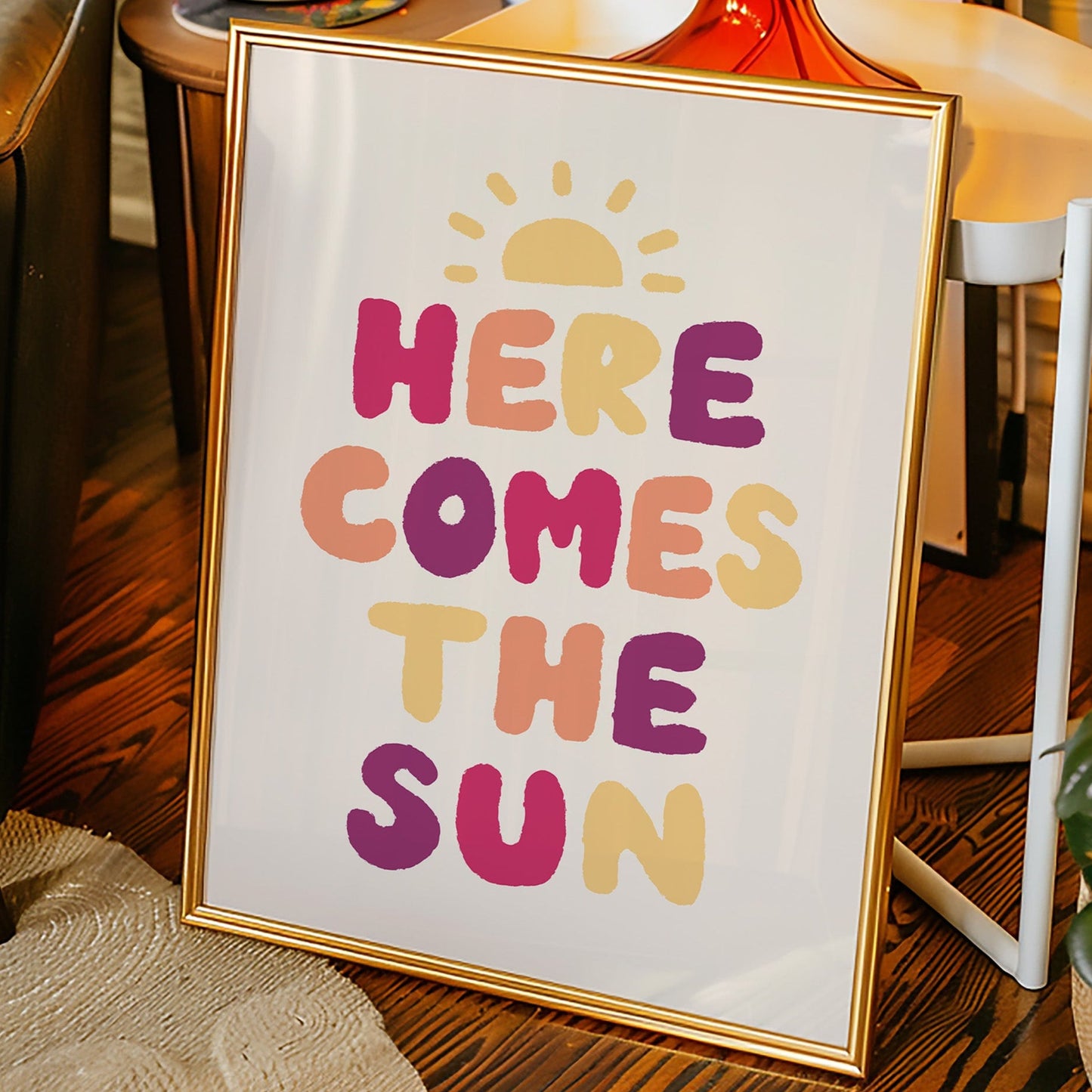 Sunrise Letters Sing Their Joy