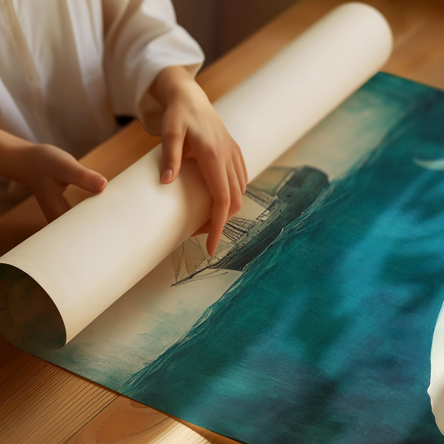 Deep Blue Silence and the Whale