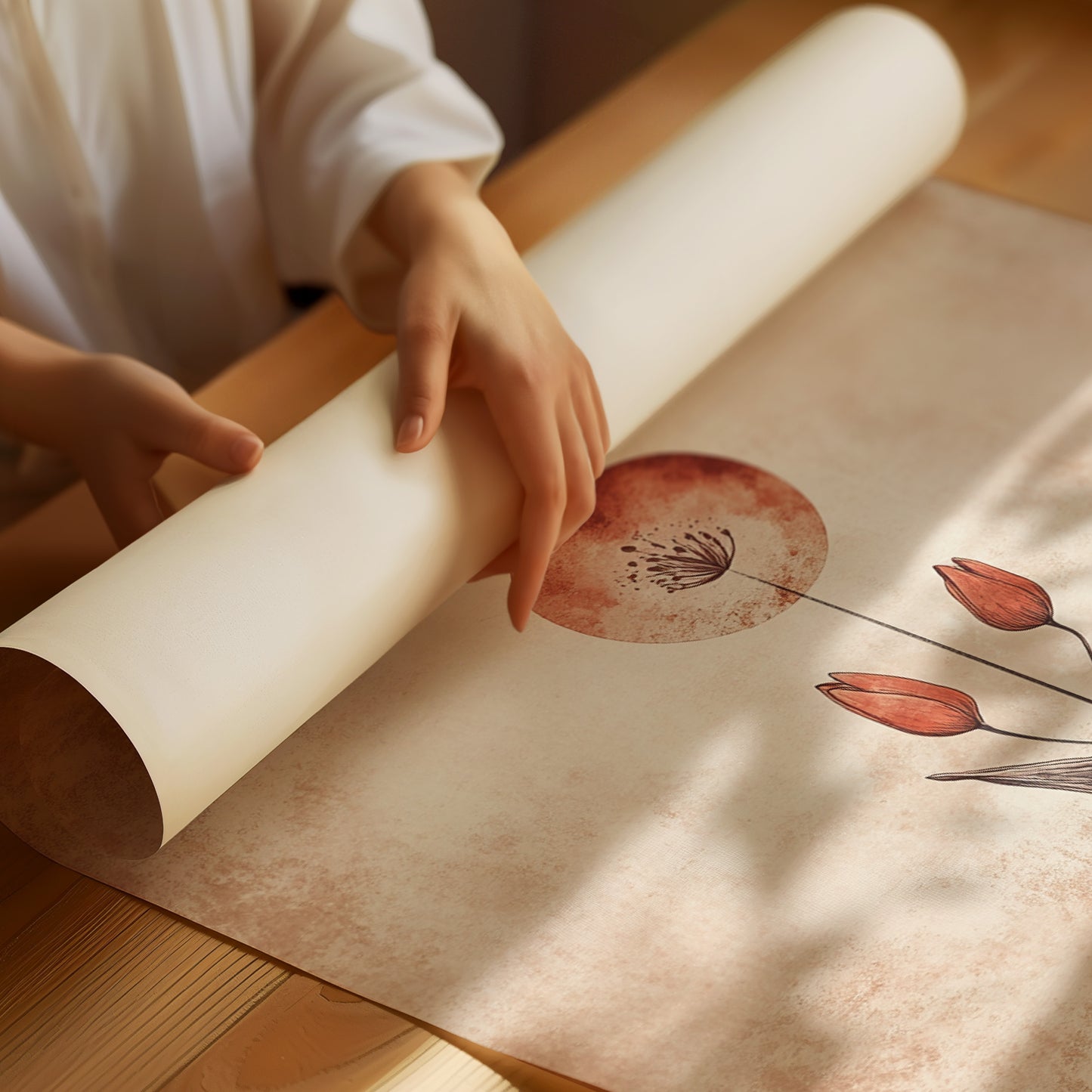 Blood Moon and Blooming Spirit