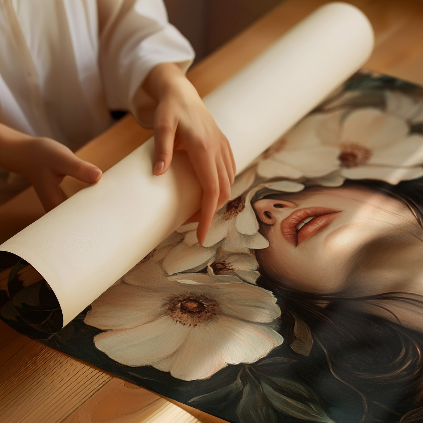 She Blooms in Silence