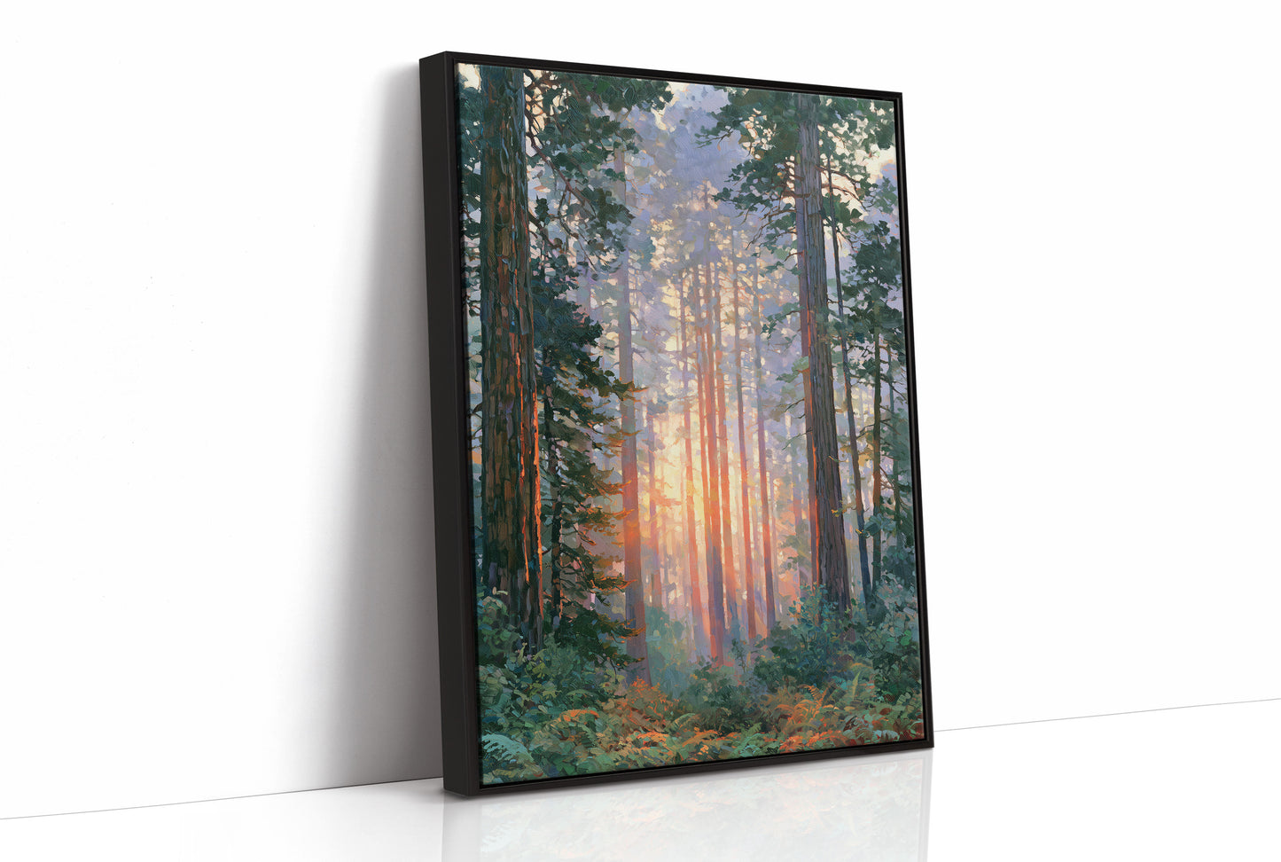 Sunset Through the Pines