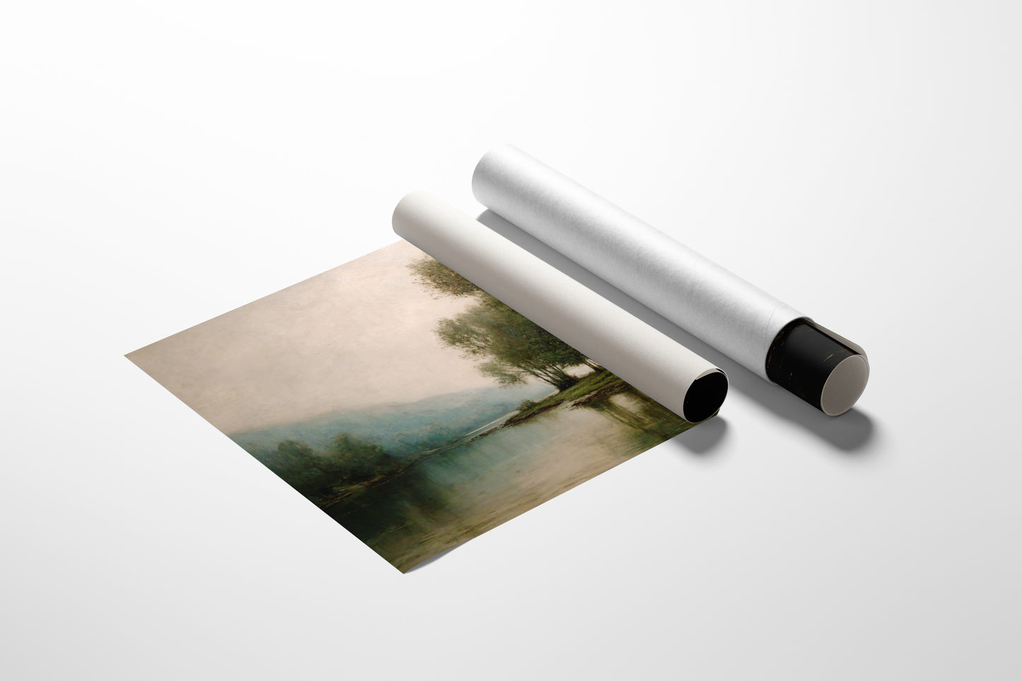 Mist Softens The River's Edge