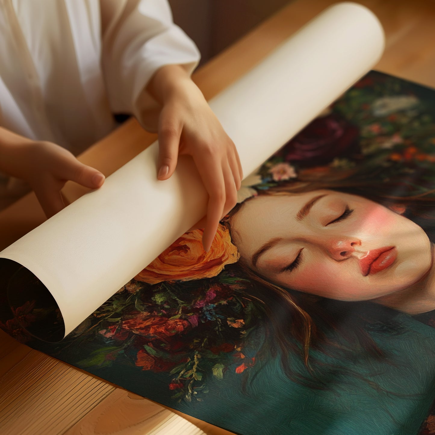 Floral Reverie in Midnight Bloom