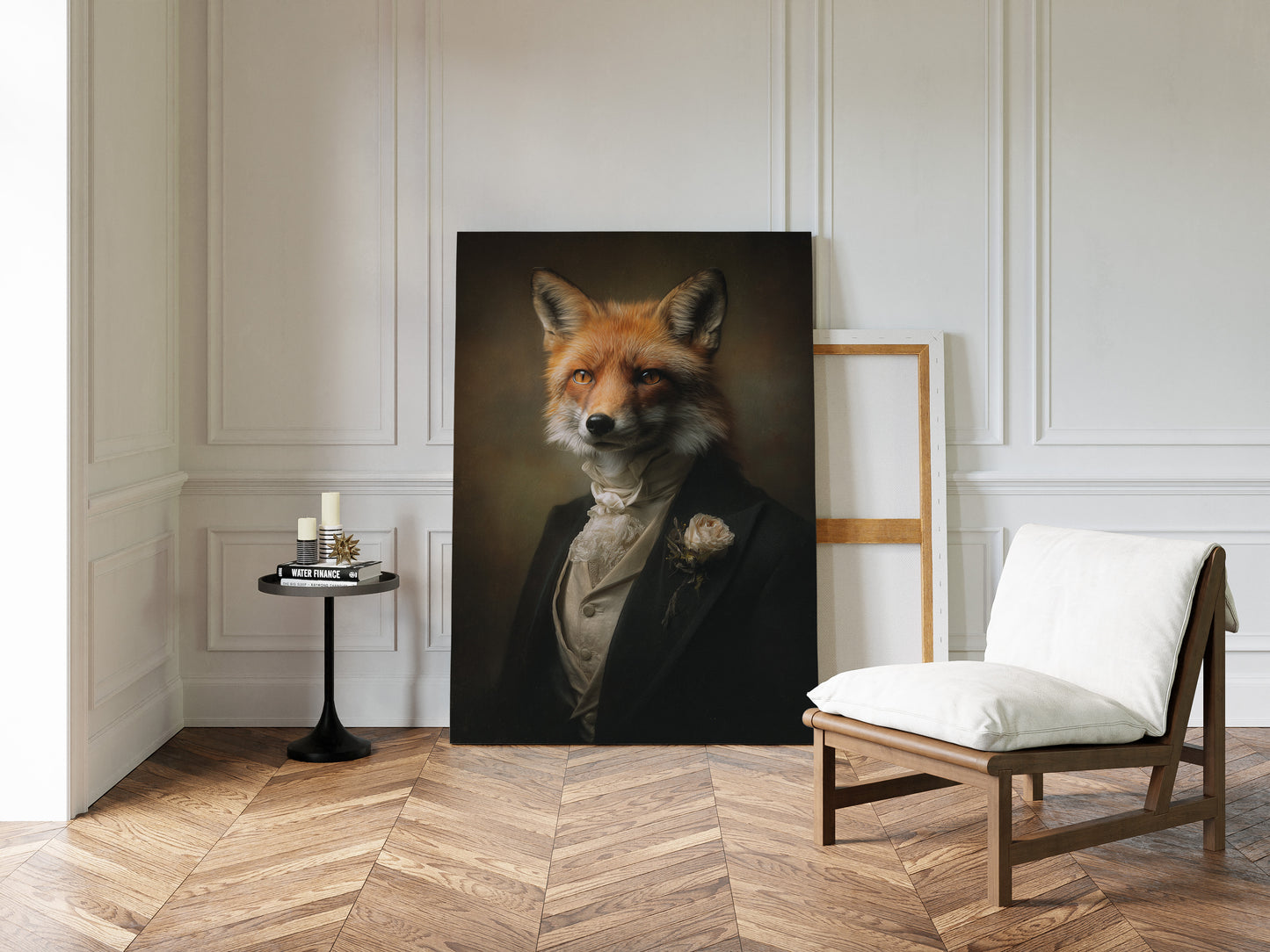 Regal Fox in Formal Attire