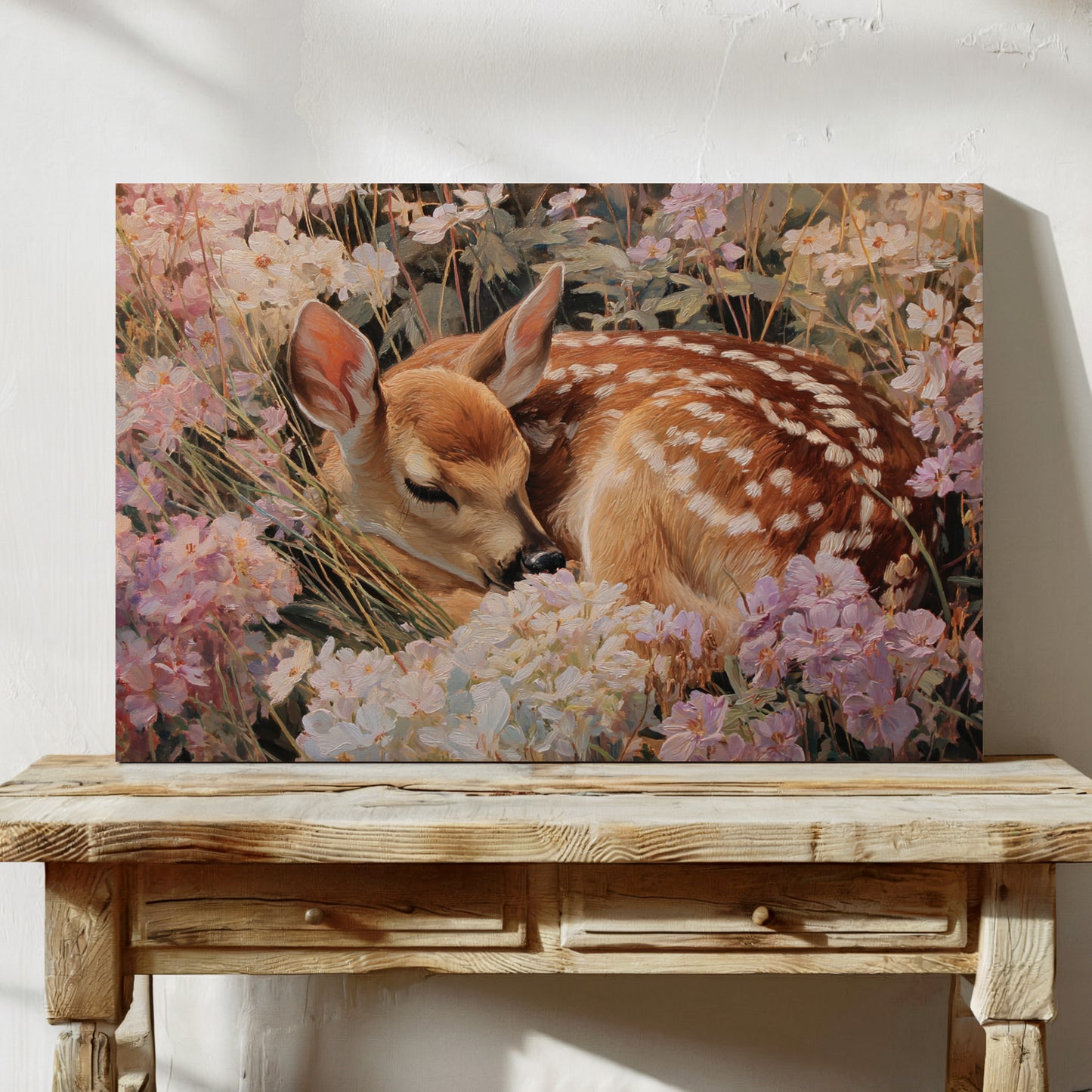 Nestled Among Petals' Embrace