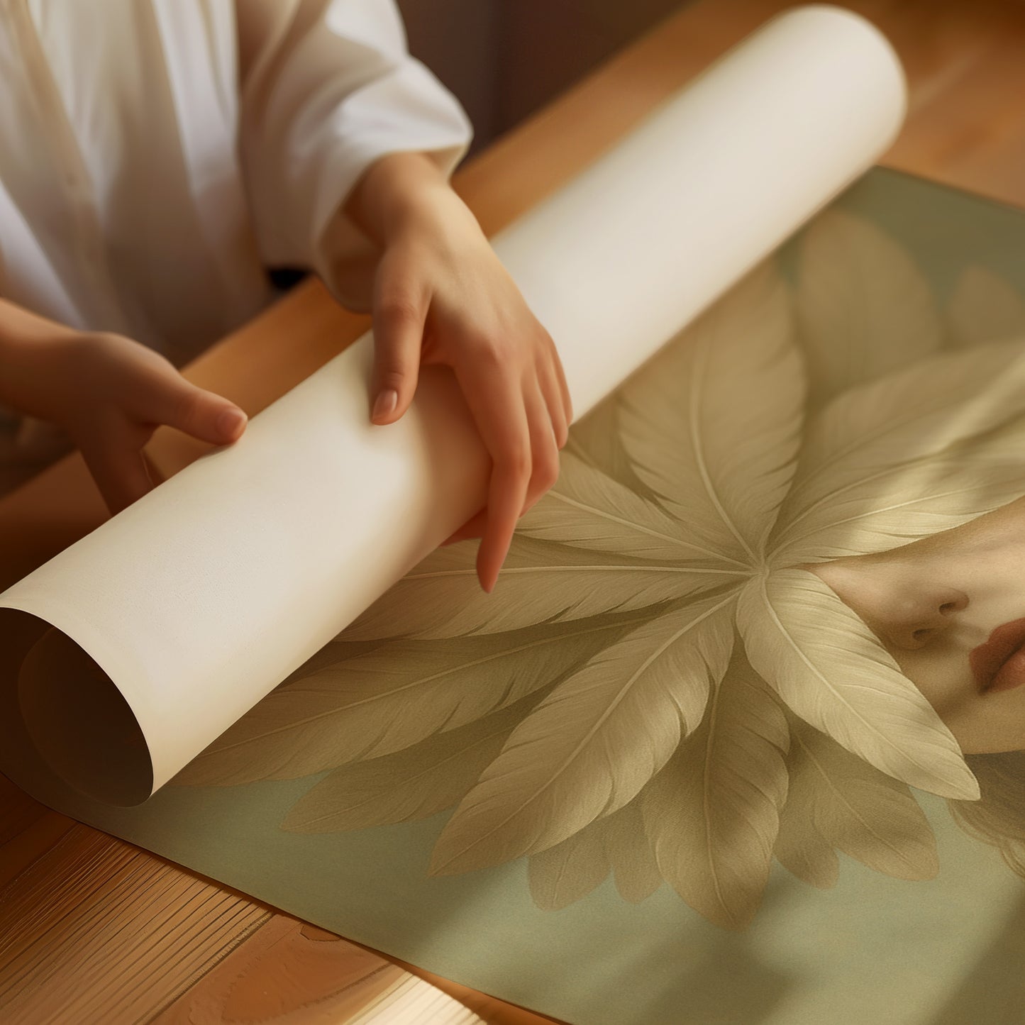 Whispers of Ivory Feathers