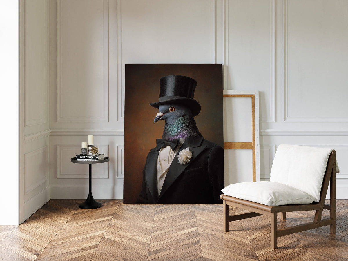 Dapper Feathers and Timeless Elegance