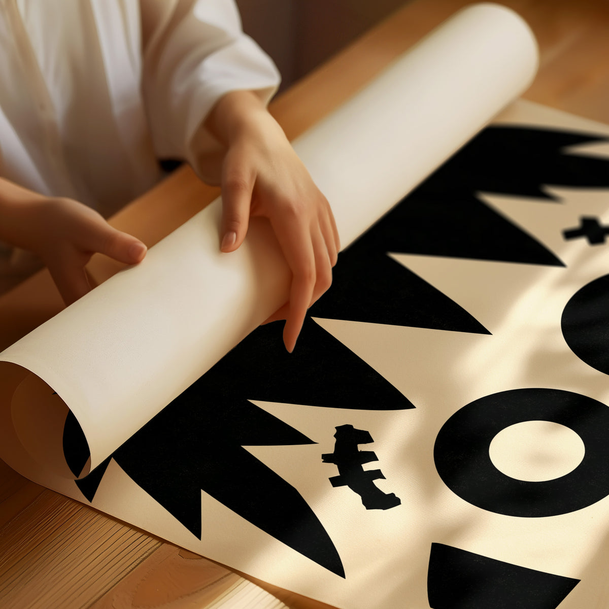 Bolt Of Approval, rolled matte poster print