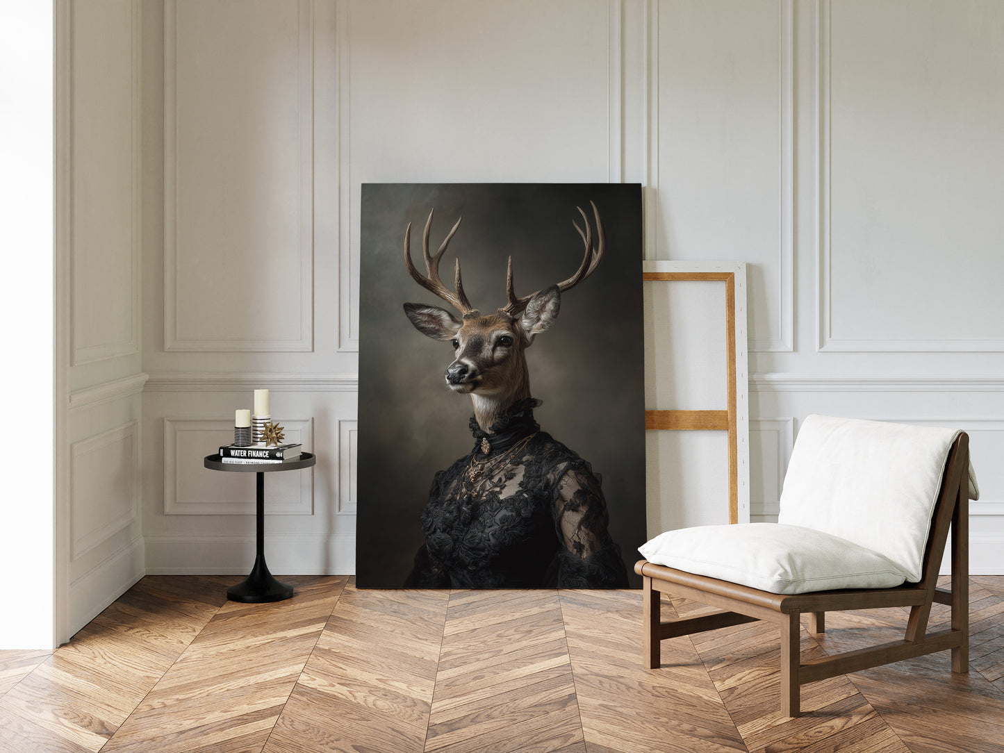 Regal Stag in Elegant Attire