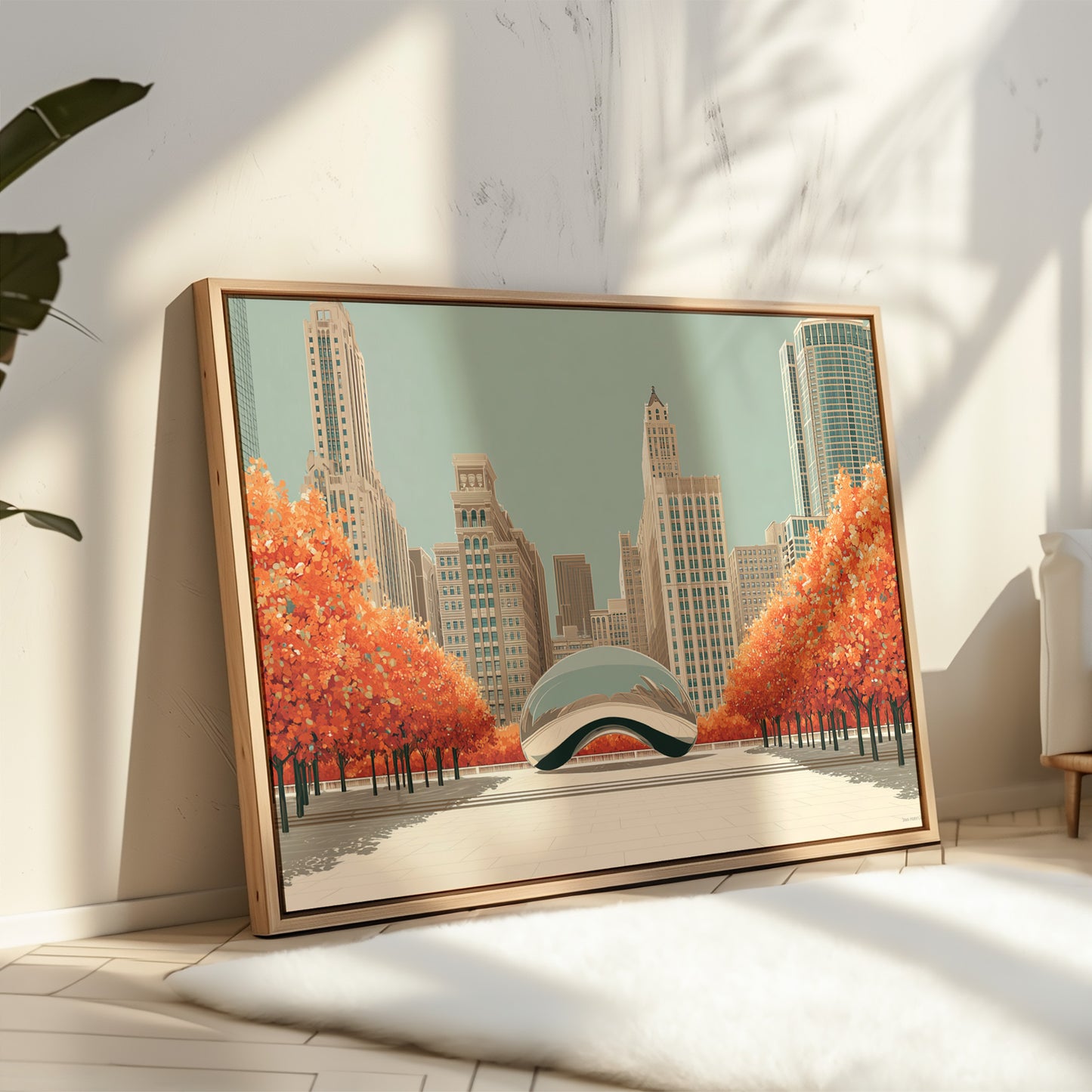 Autumn Flames Meet Steel Dreams