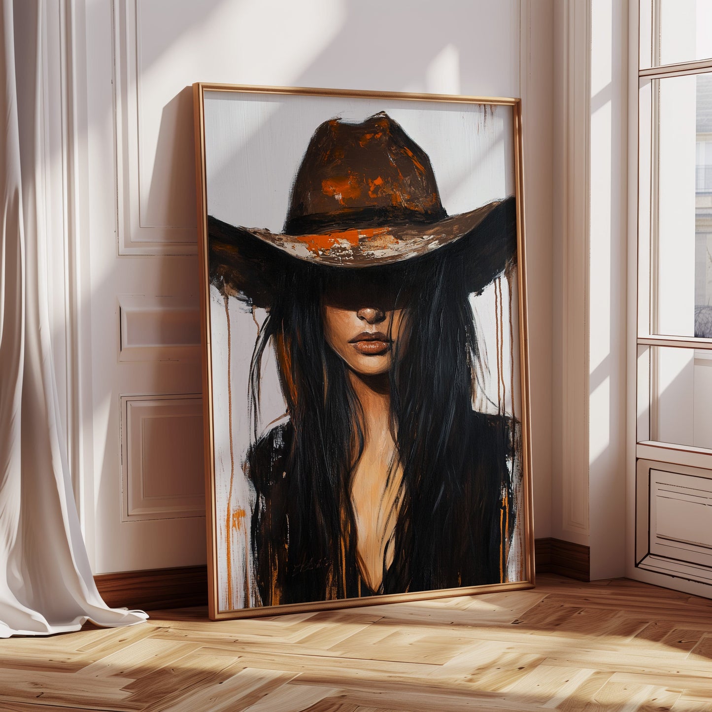 Ember Noir – Western Cowgirl Wall Art