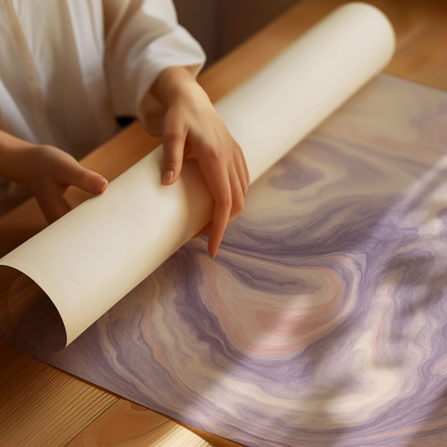 Lavender Dreamscape Swirl