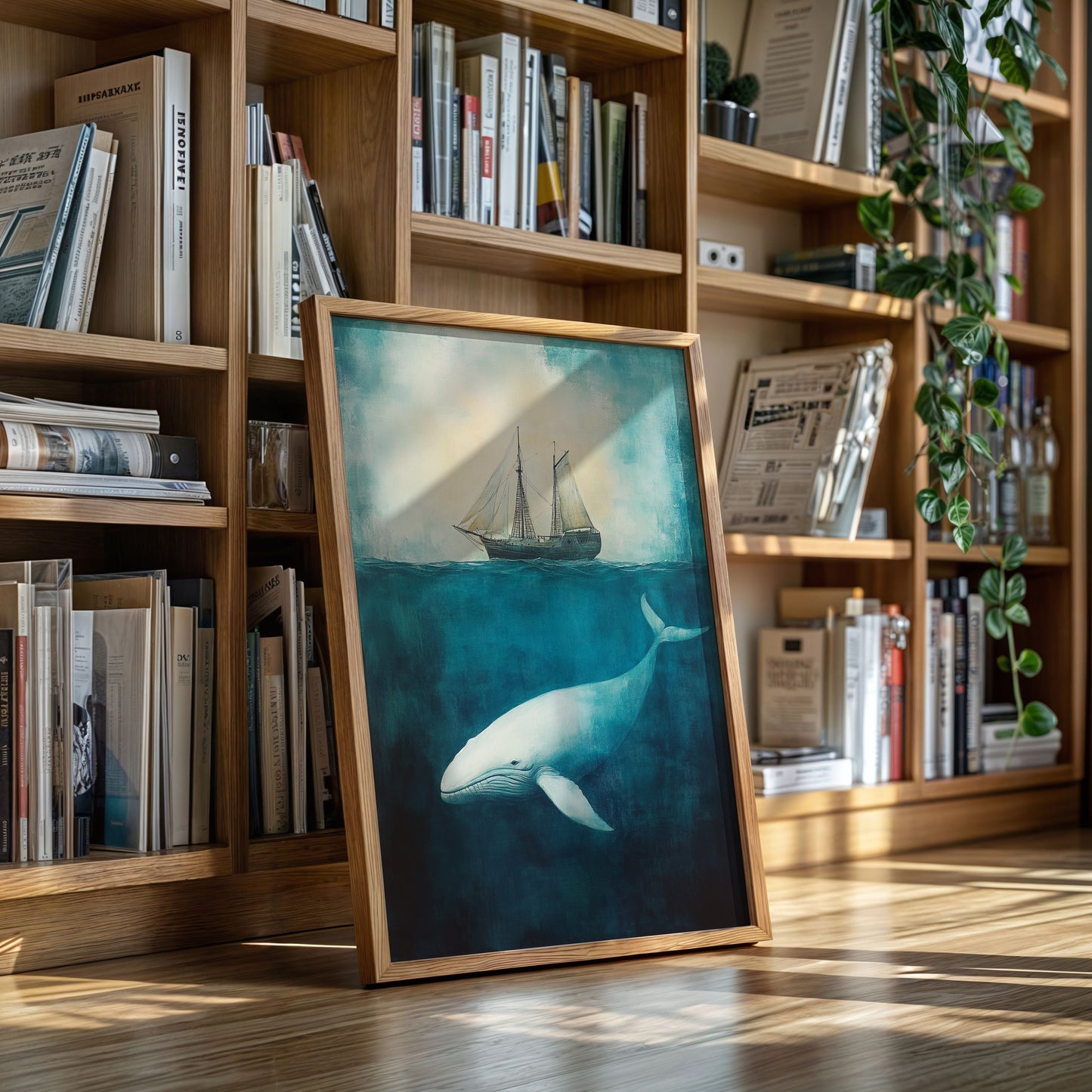 Deep Blue Silence and the Whale