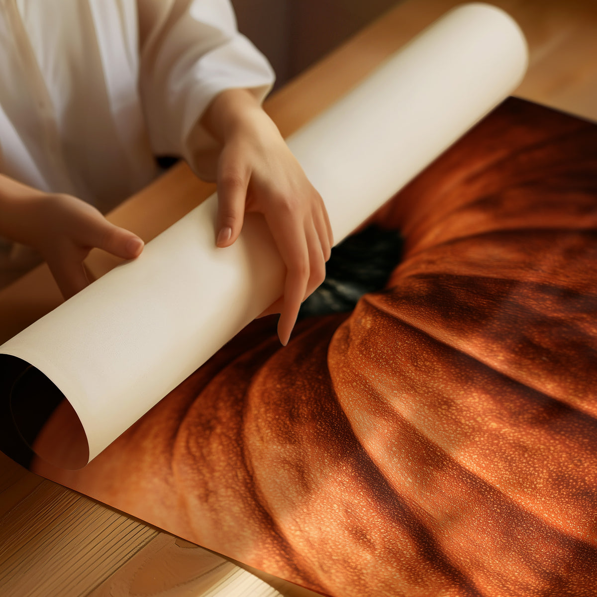 Speckled, Ribbed, And Ready For Its Portrait, rolled matte poster print