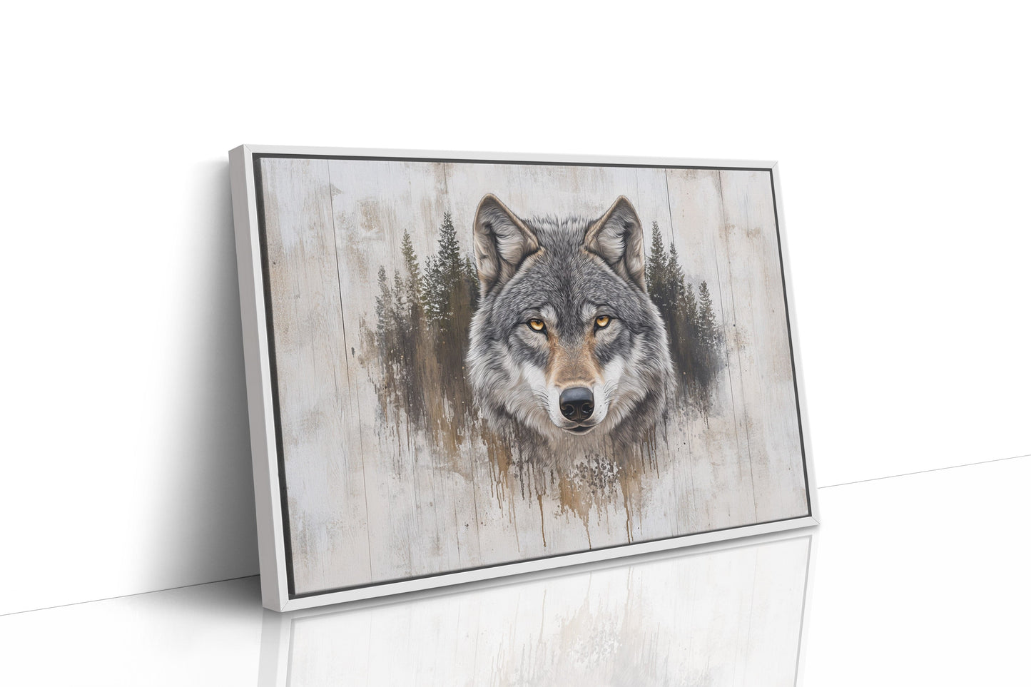 Ancient Forest Holds Wolf's Gaze