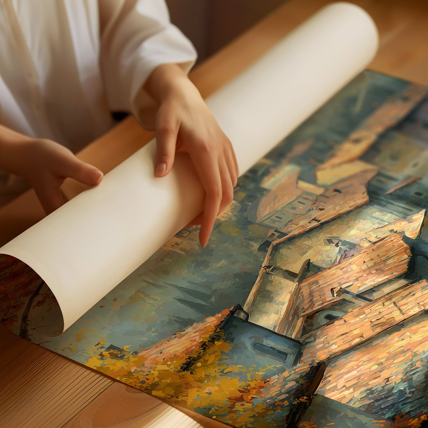 Cobblestones Remember October's Arrival